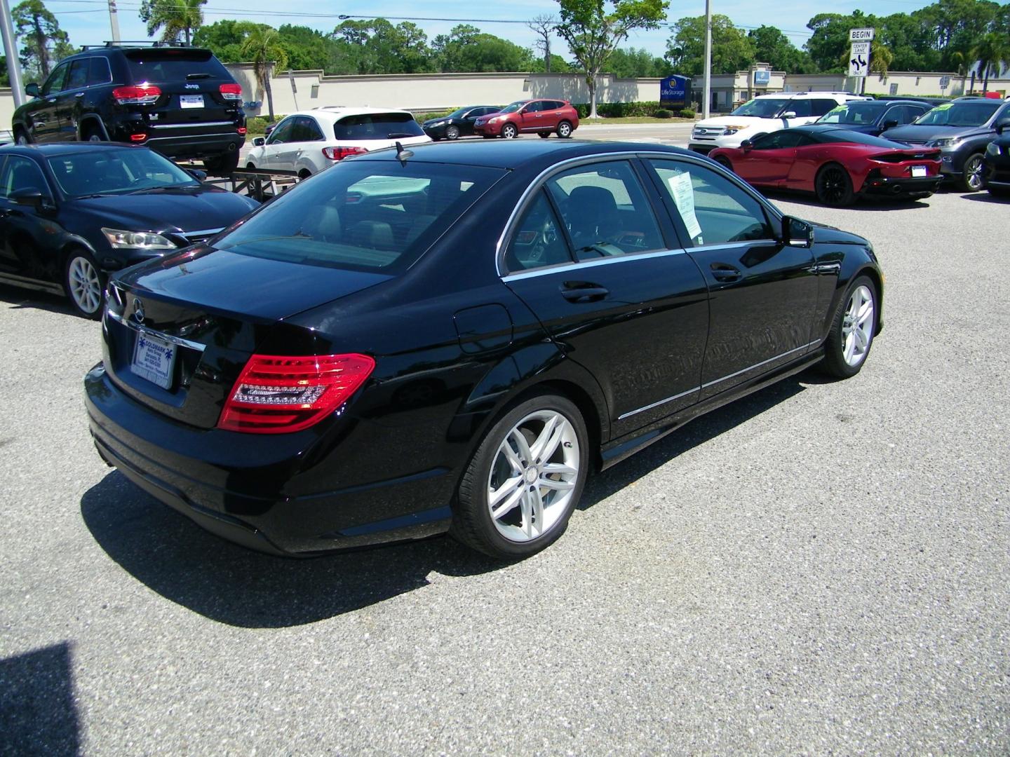 2013 Black /Black Mercedes-Benz C-Class C250 Sport Sedan (WDDGF4HB1DR) with an 3.0L V6 DOHC 16V engine, 7-Speed Automatic transmission, located at 4000 Bee Ridge Road, Sarasota, FL, 34233, (941) 926-0300, 27.298664, -82.489151 - Photo#5